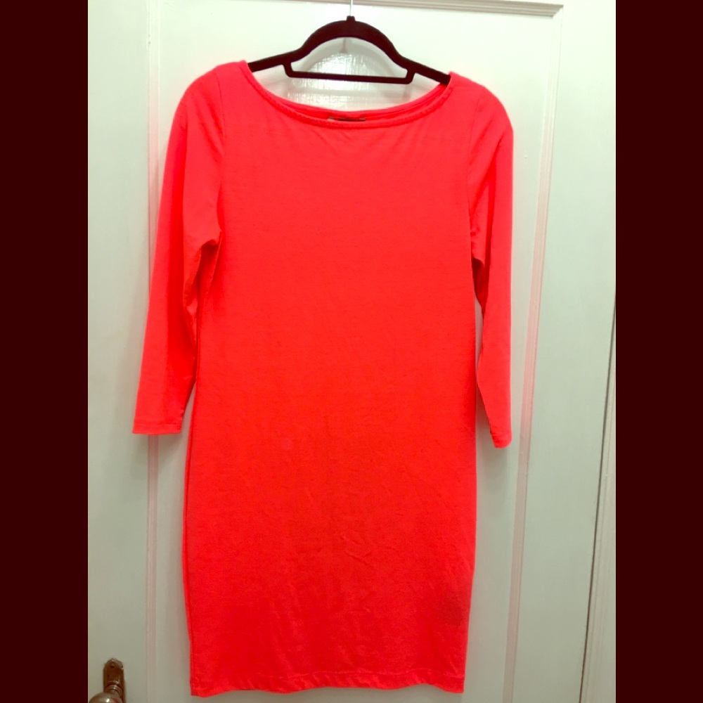 Hot pink dress